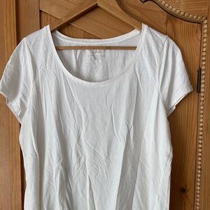 J. Jill Pure Jill white cotton tee
